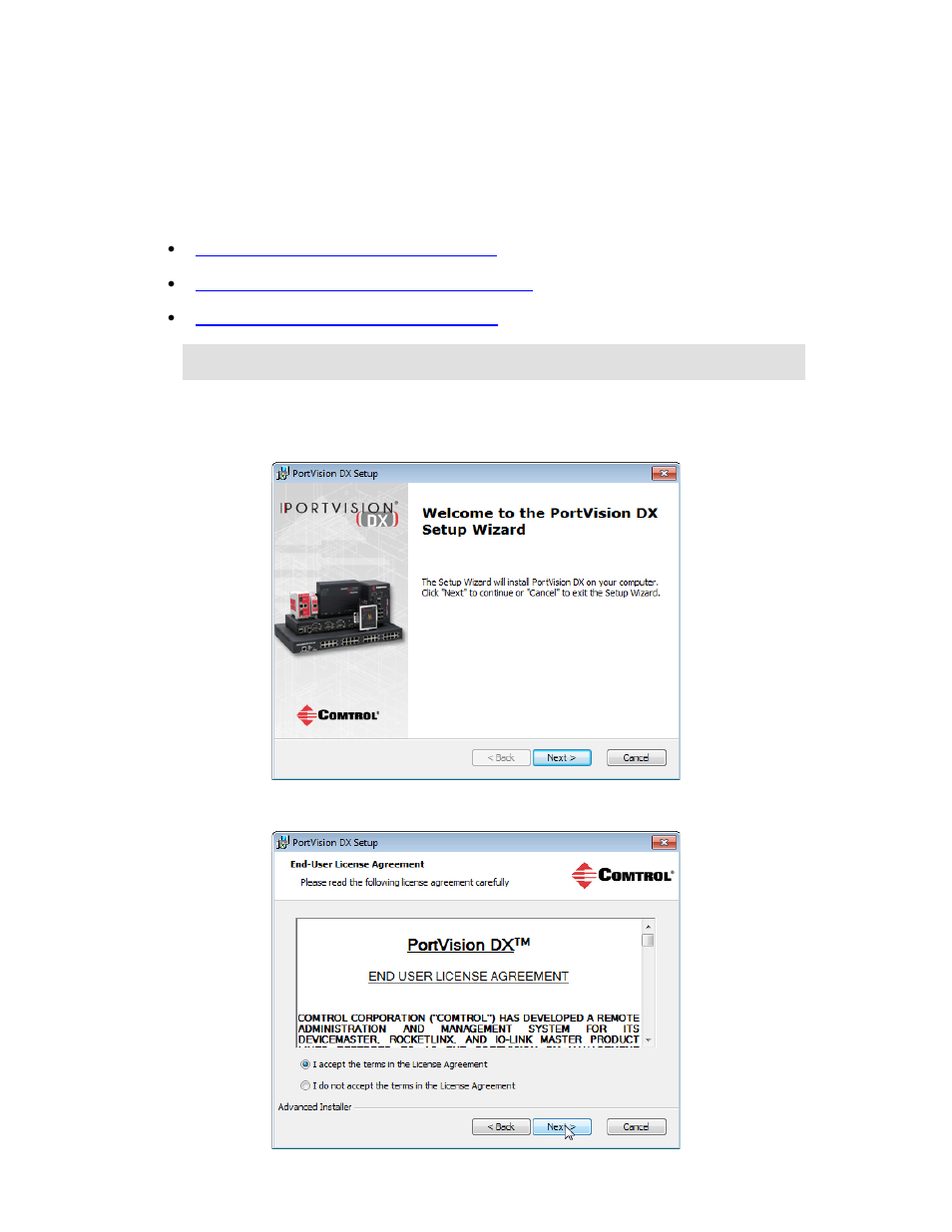 Installing portvision dx | Comtrol PortVision DX User Manual | Page 13 / 155