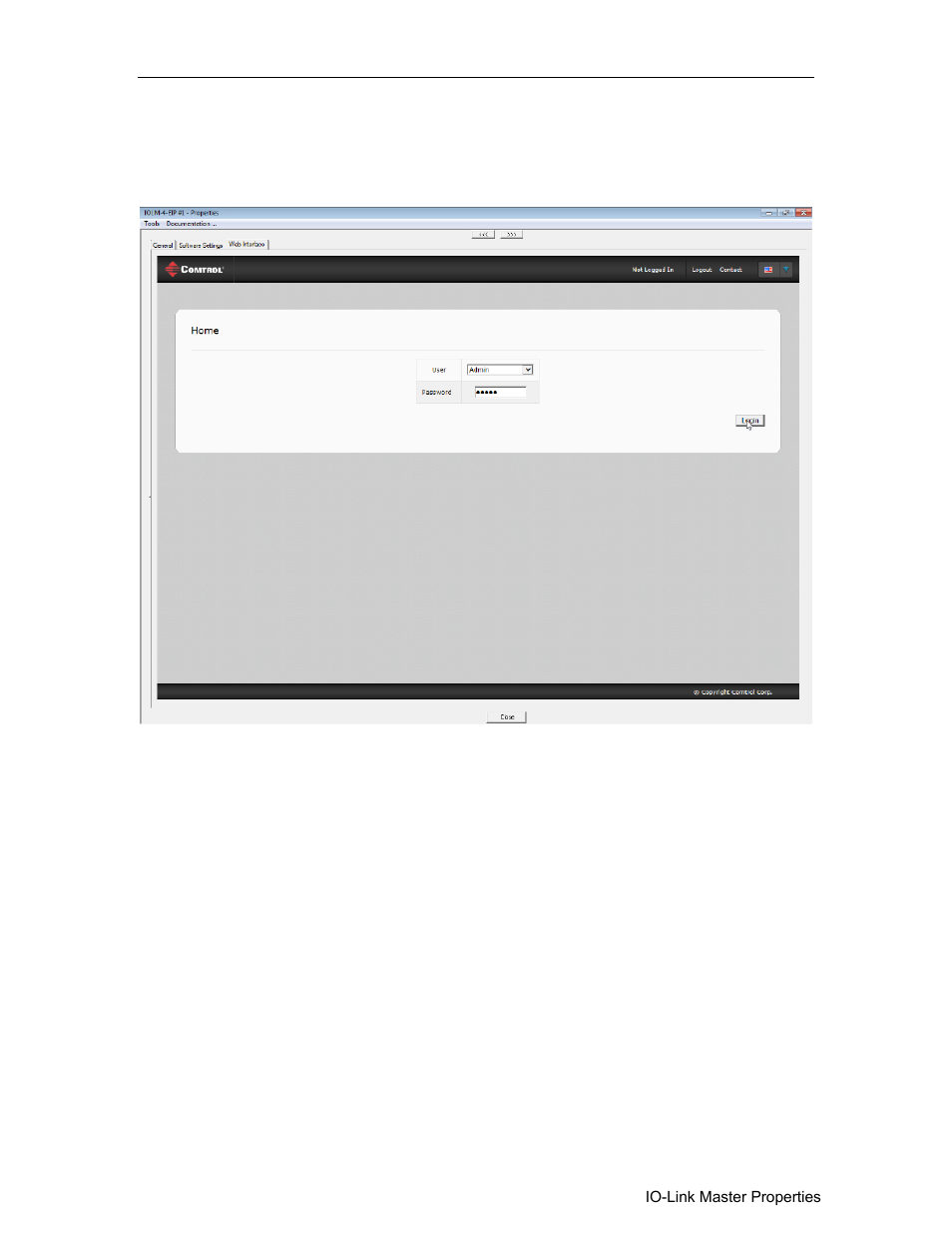 Web interface tab (io-link master) | Comtrol PortVision DX User Manual | Page 56 / 155