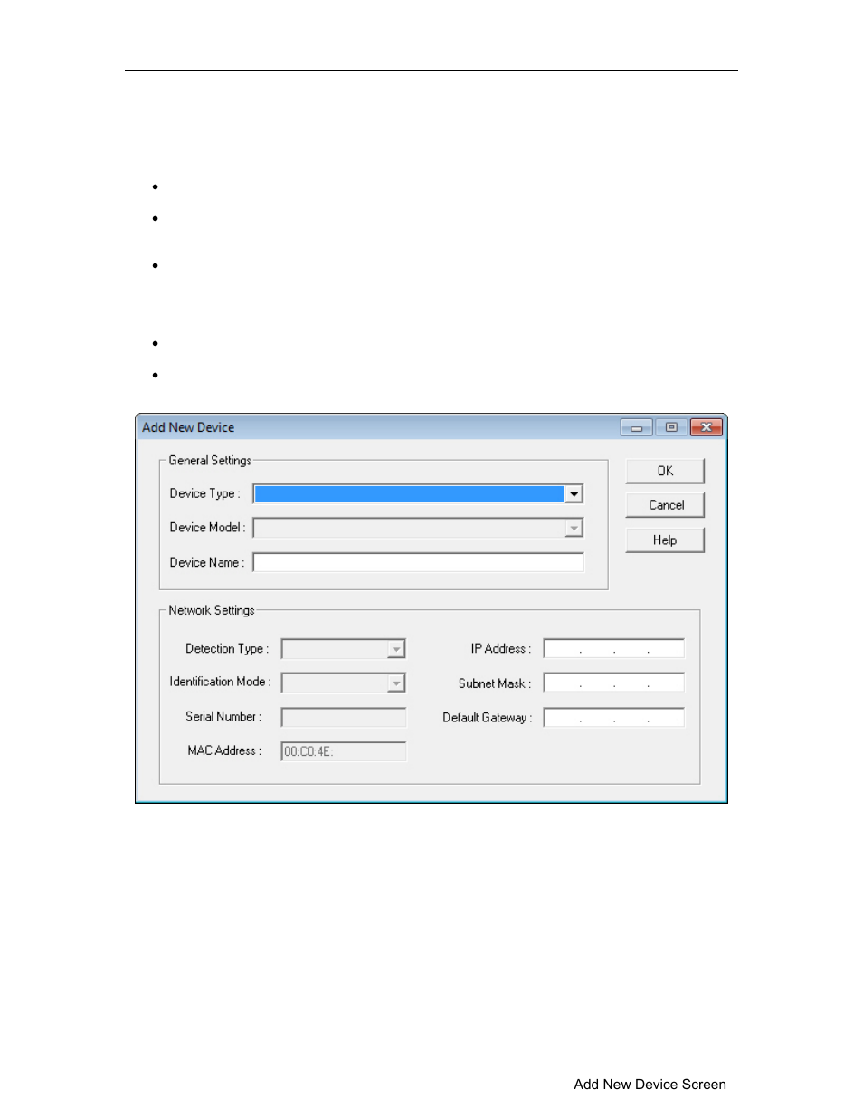 Add new device screen, Add new device | Comtrol PortVision DX User Manual | Page 64 / 155