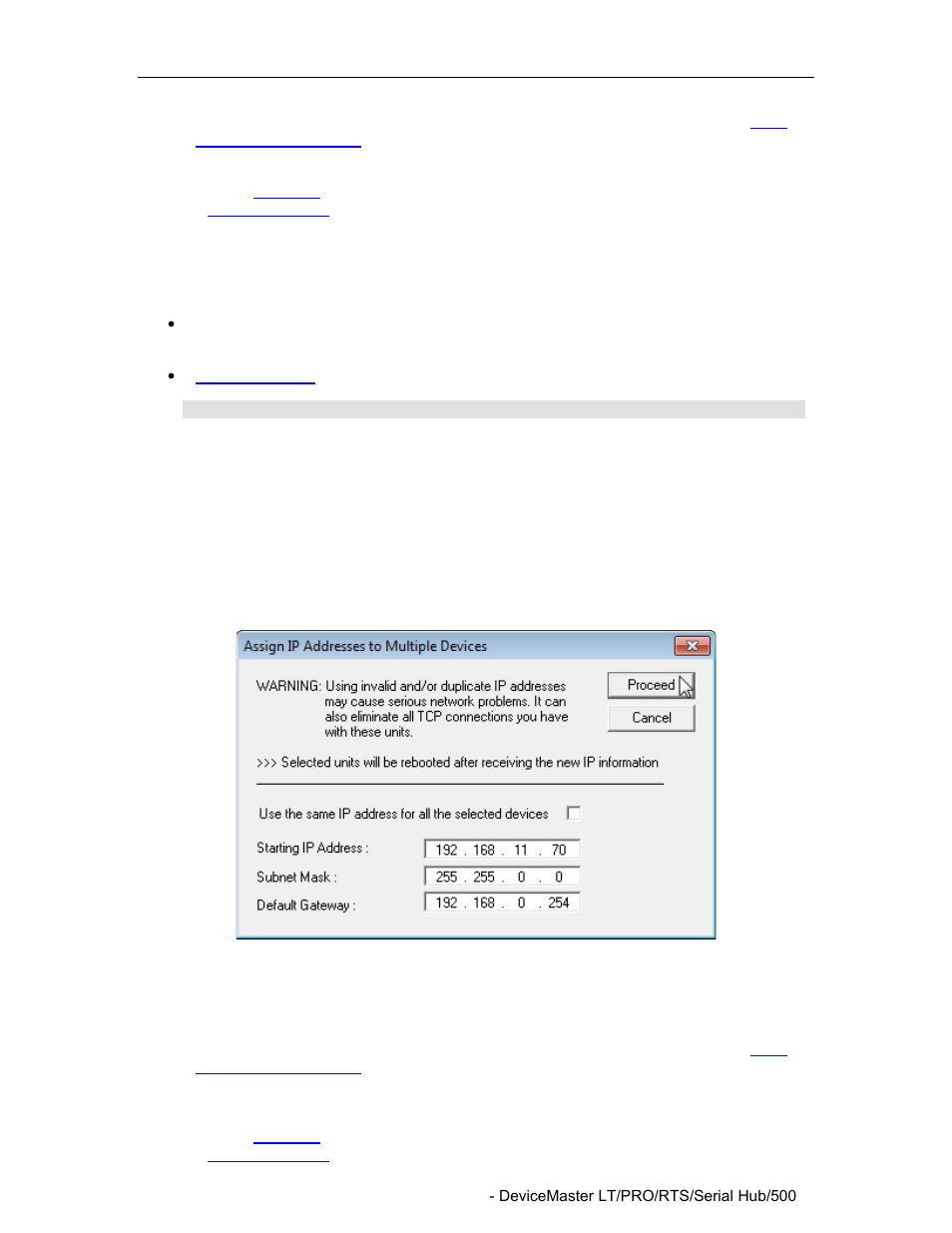 Assigning ip addresses to multiple devices | Comtrol PortVision DX User Manual | Page 88 / 155