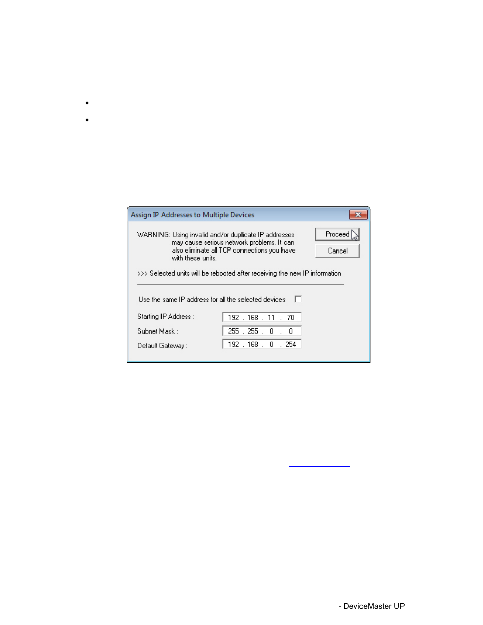 Assigning ip addresses to multiple devices | Comtrol PortVision DX User Manual | Page 92 / 155