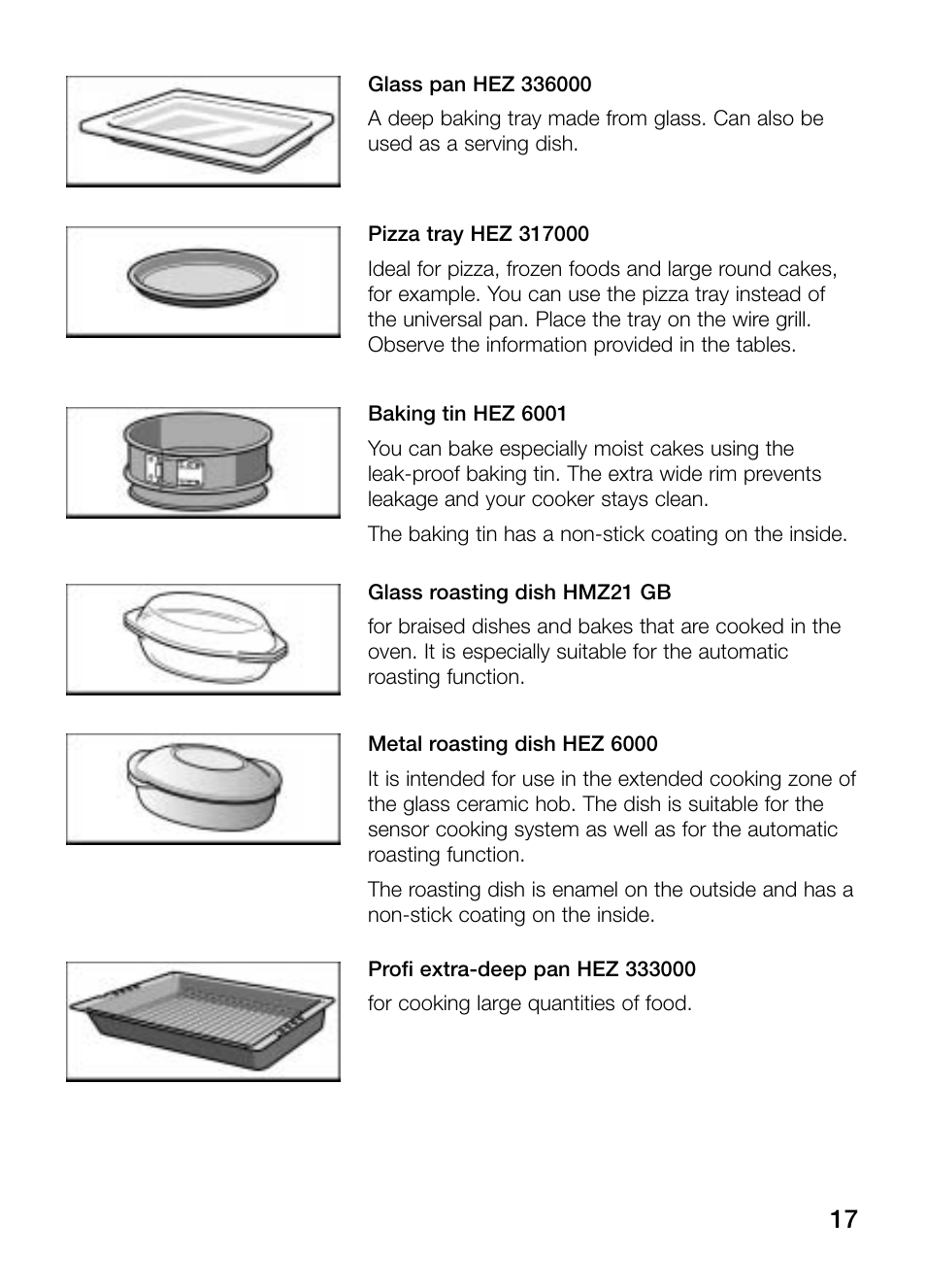Bosch HBN 43M 550 A User Manual | Page 17 / 56
