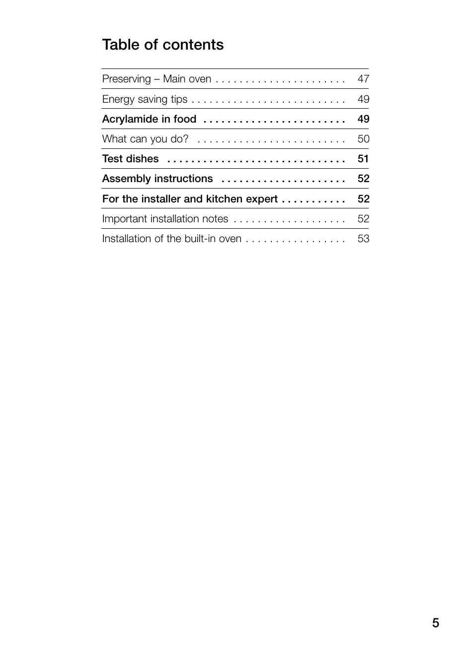 Bosch HBN 43M 550 A User Manual | Page 5 / 56