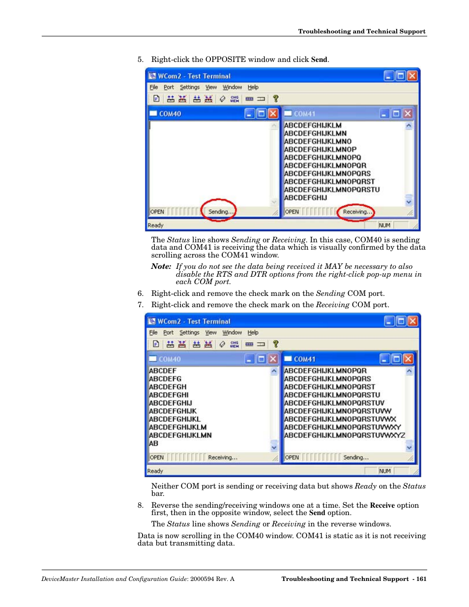 Comtrol Hub DeviceMaster User Manual | Page 161 / 178