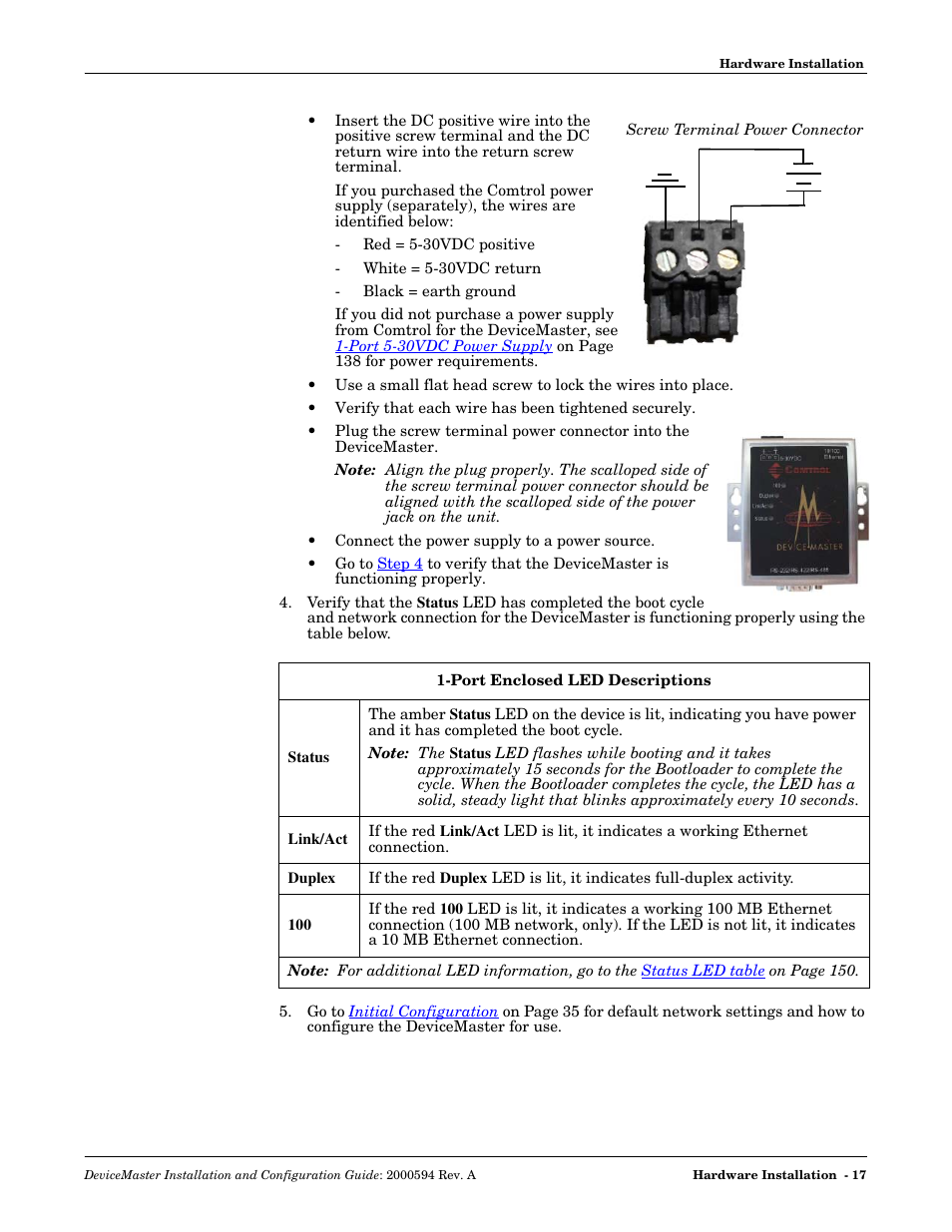 O to, Step 4, To v | Comtrol Hub DeviceMaster User Manual | Page 17 / 178