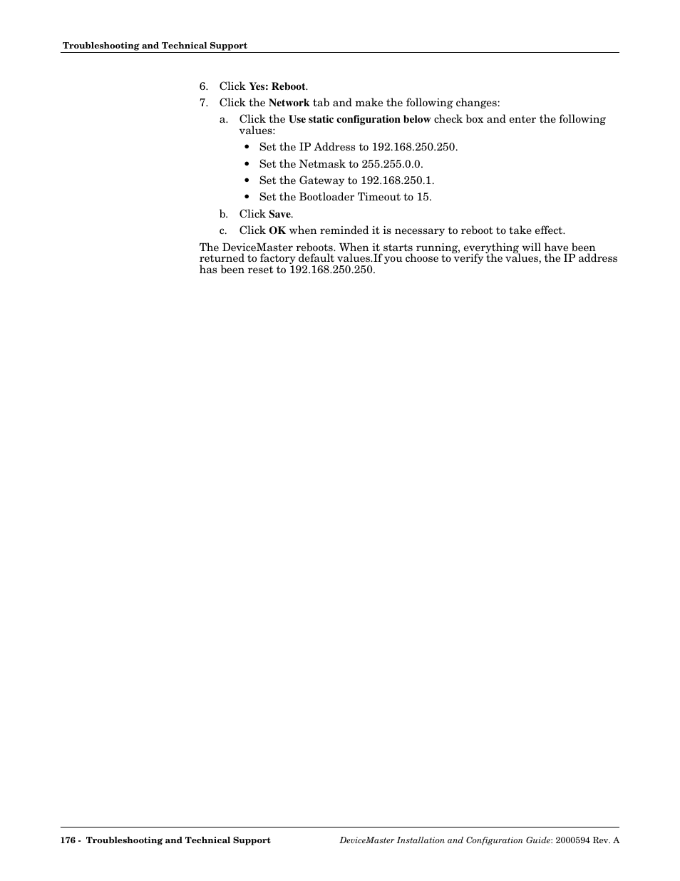 Comtrol Hub DeviceMaster User Manual | Page 176 / 178