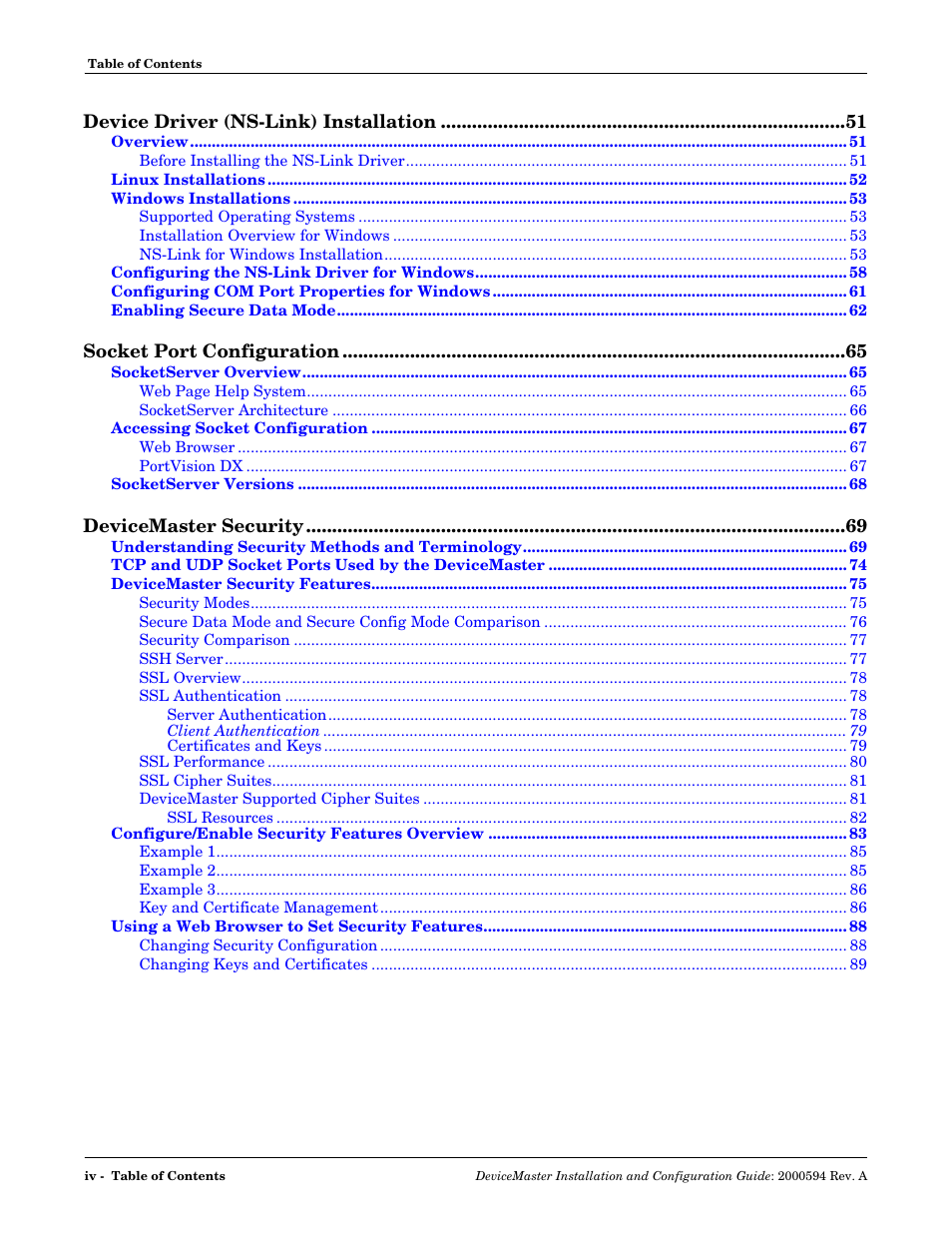 Comtrol Hub DeviceMaster User Manual | Page 4 / 178