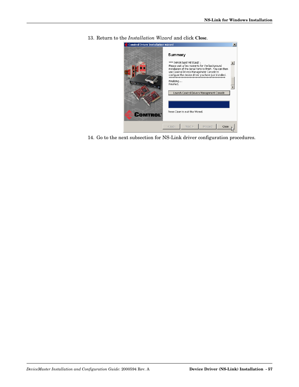 Comtrol Hub DeviceMaster User Manual | Page 57 / 178