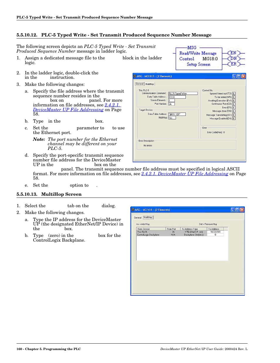 Multihop screen | Comtrol UP DeviceMaster User Guide User Manual | Page 160 / 166