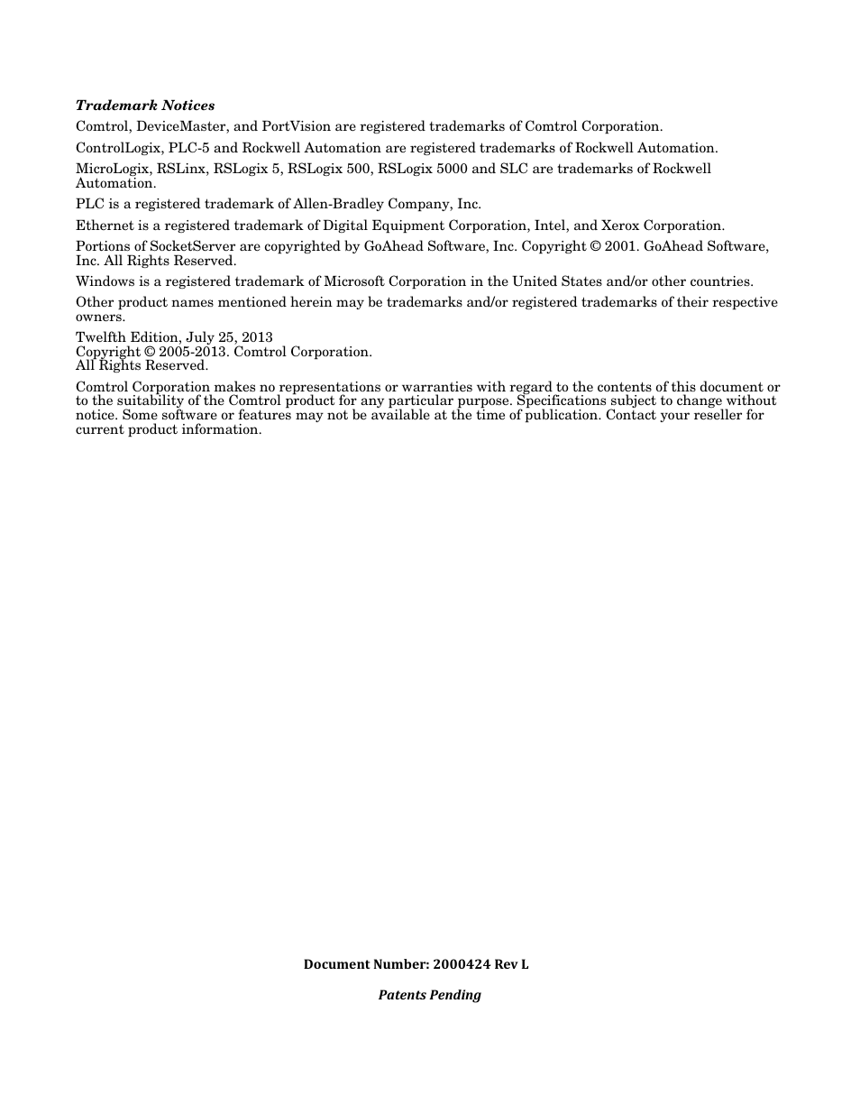 Comtrol UP DeviceMaster User Guide User Manual | Page 2 / 166