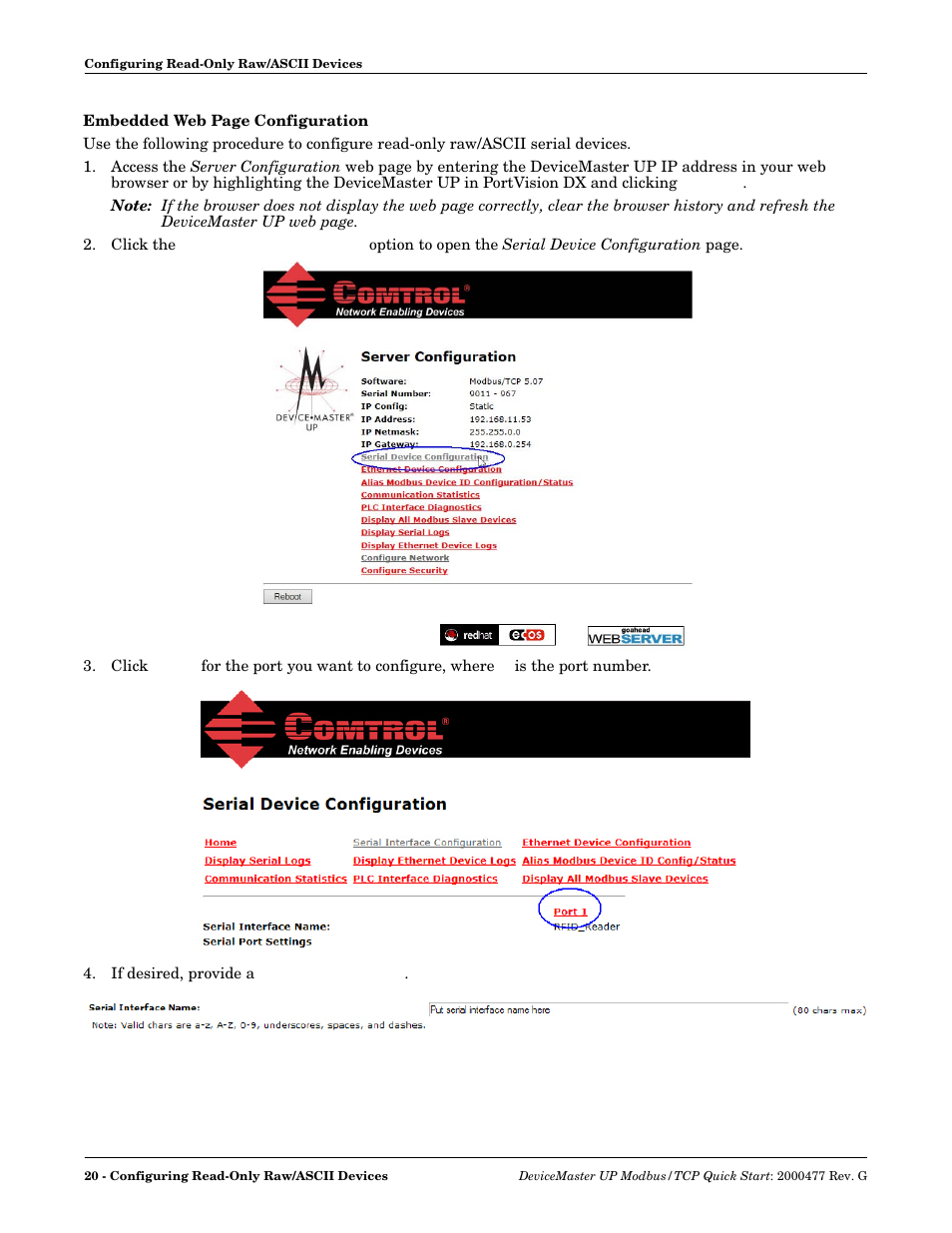 Comtrol Modbus TCP Quick Start User Manual | Page 20 / 78