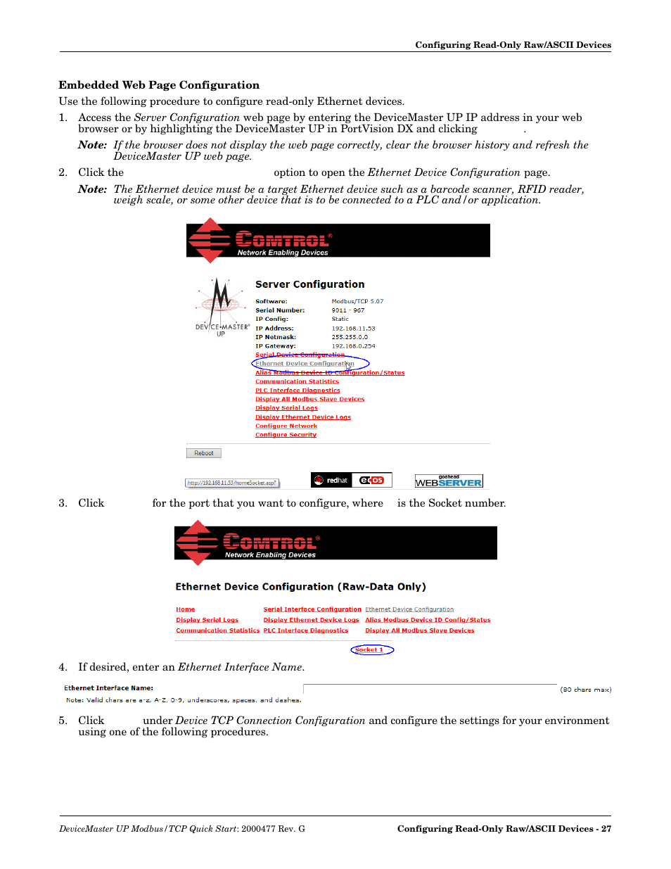 Comtrol Modbus TCP Quick Start User Manual | Page 27 / 78