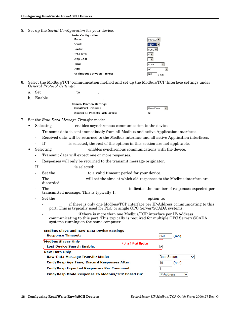 Comtrol Modbus TCP Quick Start User Manual | Page 38 / 78