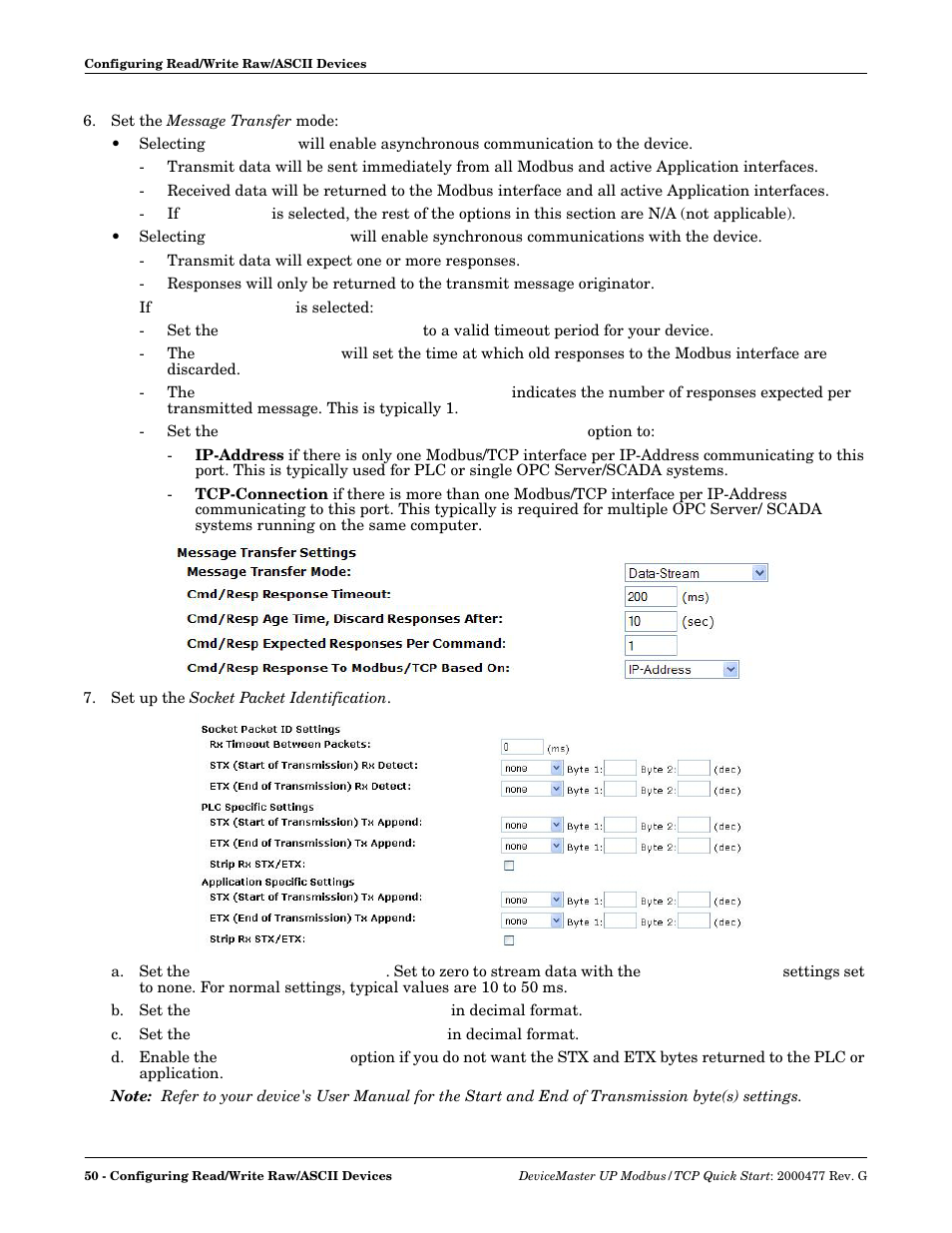 Comtrol Modbus TCP Quick Start User Manual | Page 50 / 78