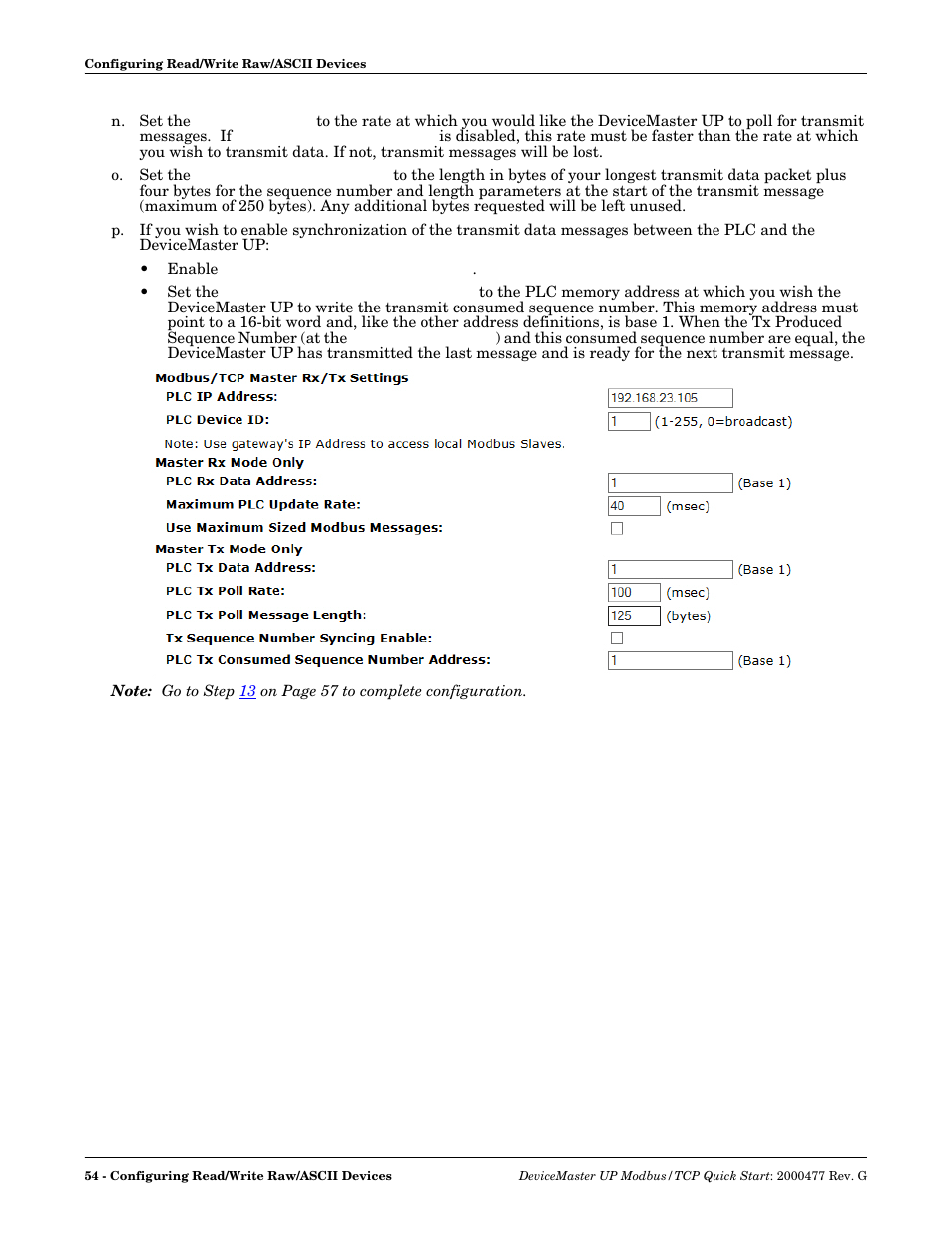 Comtrol Modbus TCP Quick Start User Manual | Page 54 / 78