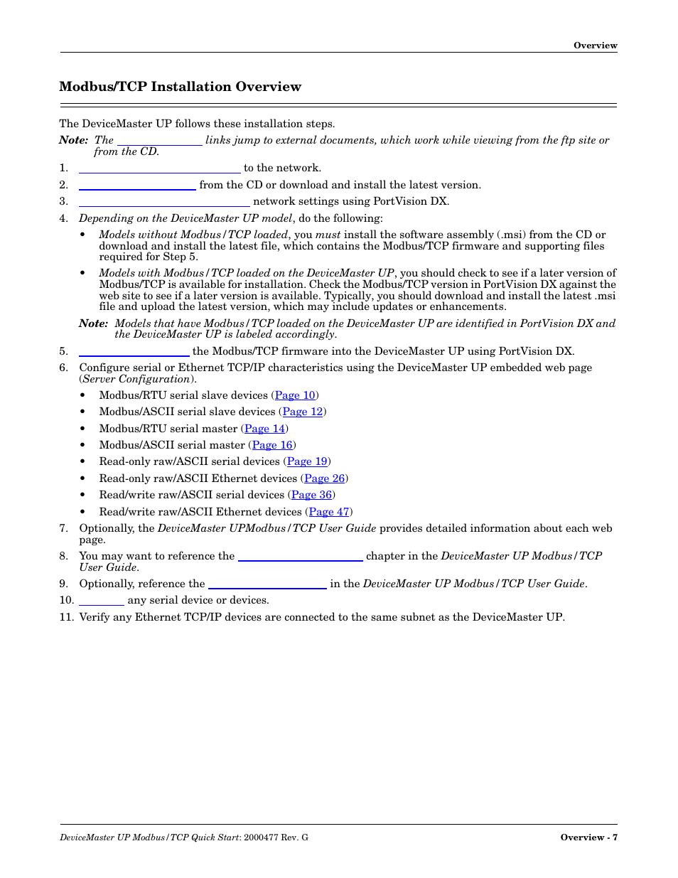 Modbus/tcp installation overview | Comtrol Modbus TCP Quick Start User Manual | Page 6 / 78