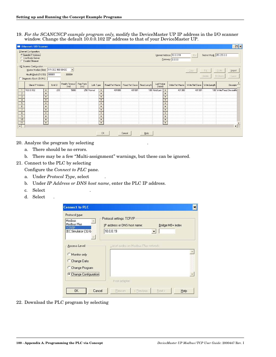 Comtrol Modbus TCP User Guide User Manual | Page 100 / 112