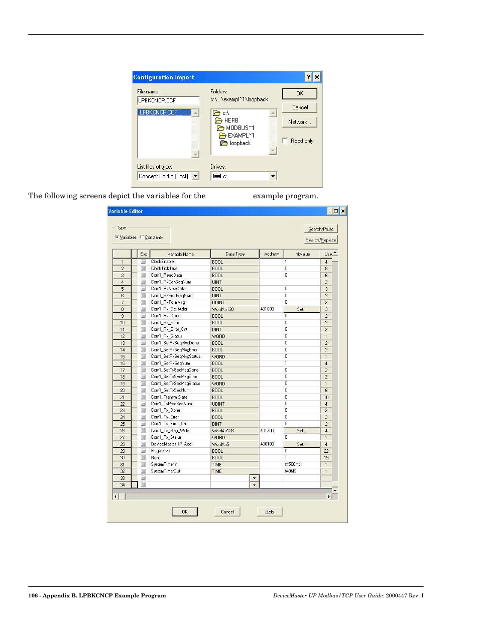 Comtrol Modbus TCP User Guide User Manual | Page 106 / 112