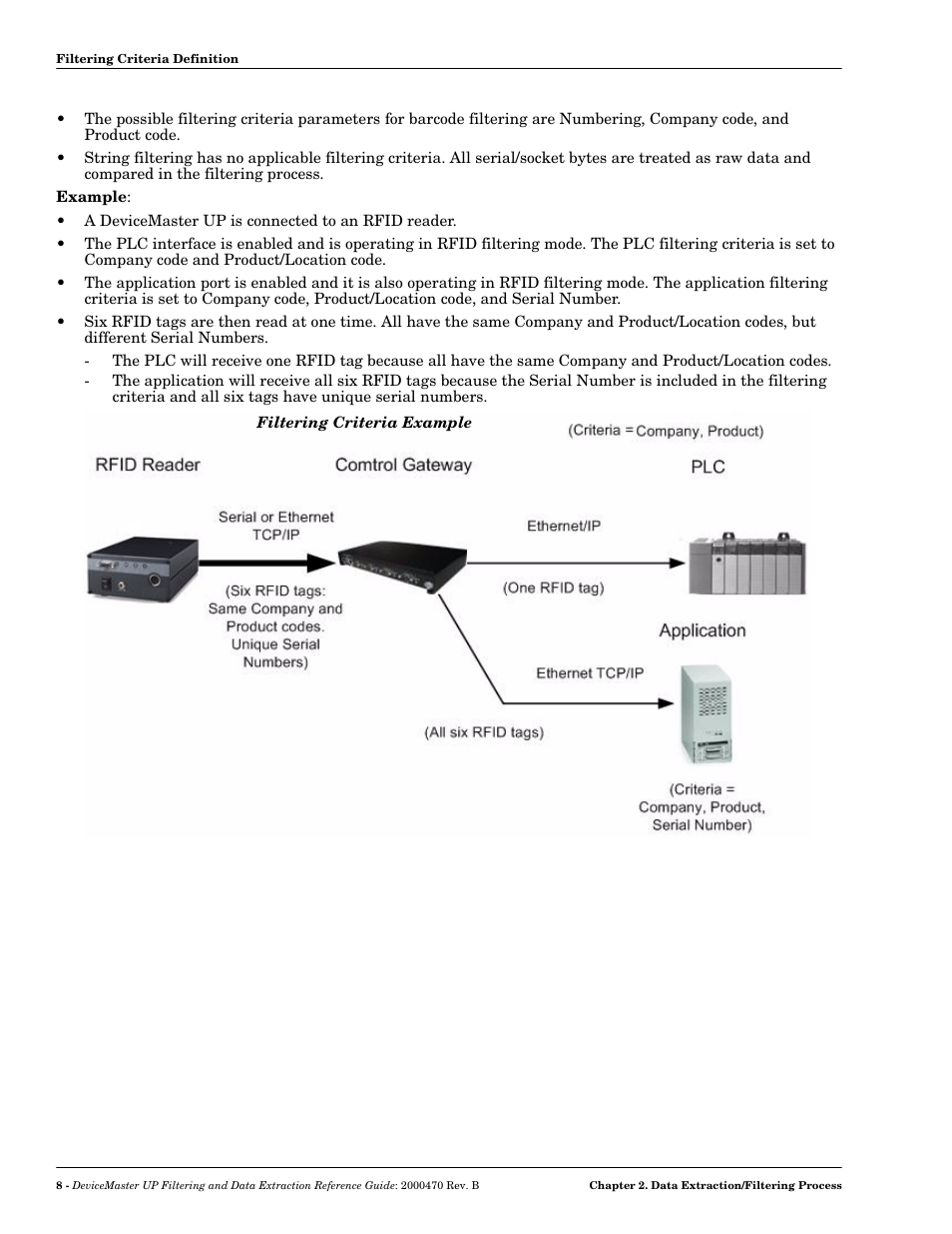 Comtrol UP DeviceMaster Filtering and Data Extraction User Manual | Page 8 / 26