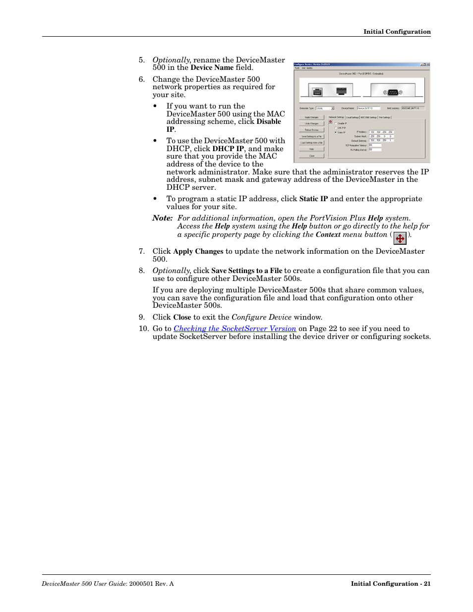 Comtrol 500 DeviceMaster User Manual | Page 21 / 72