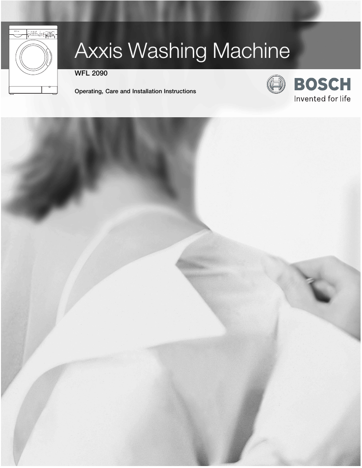 Bosch WFL 2090 User Manual | 36 pages