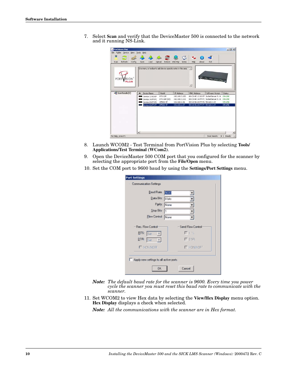 Comtrol SICK LMS User Manual | Page 10 / 12
