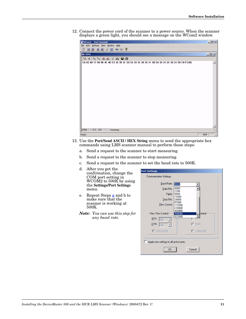 Comtrol SICK LMS User Manual | Page 11 / 12