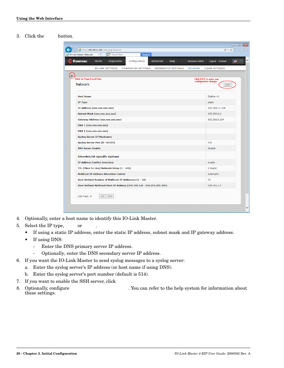 Comtrol IOLM 4-EIP User Manual | Page 20 / 62