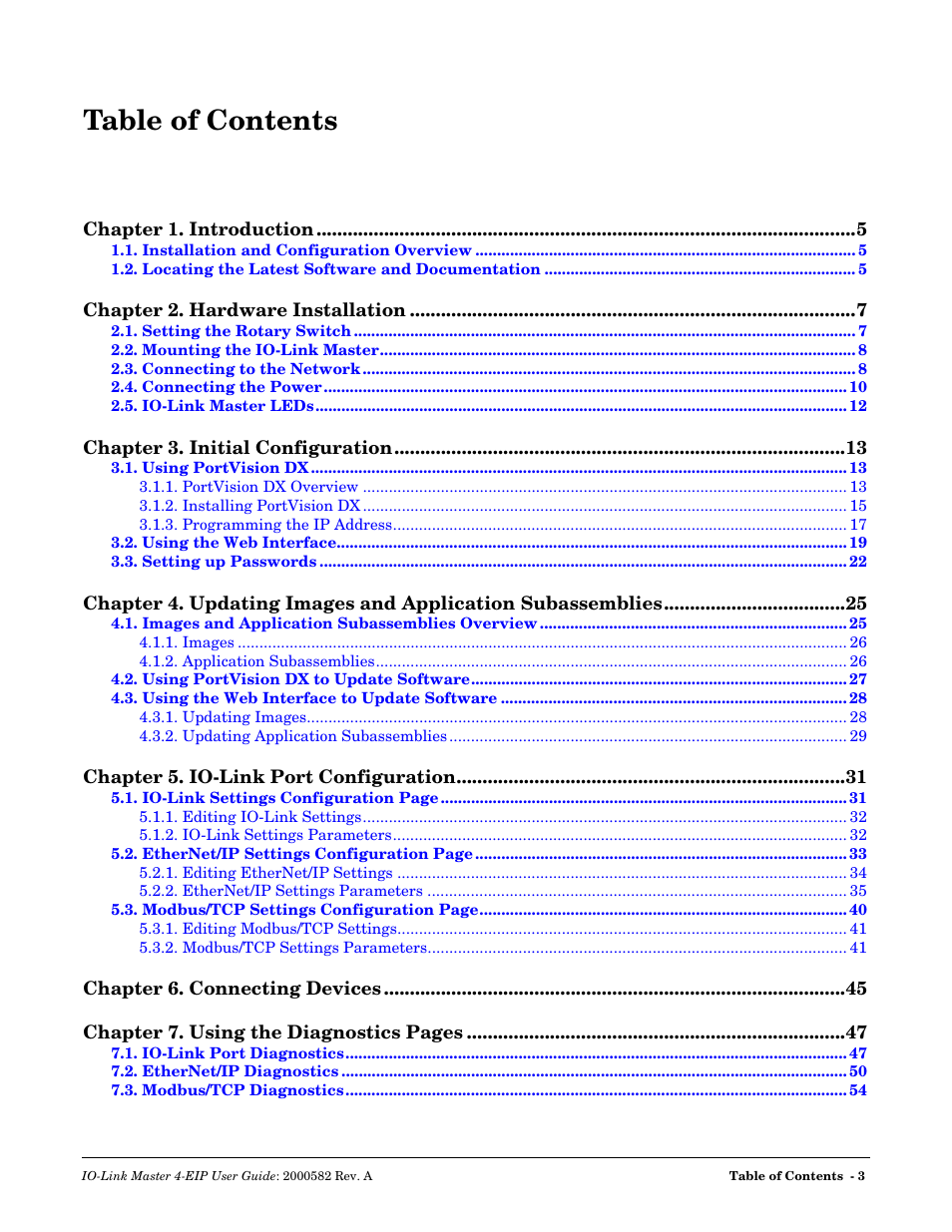 Comtrol IOLM 4-EIP User Manual | Page 3 / 62