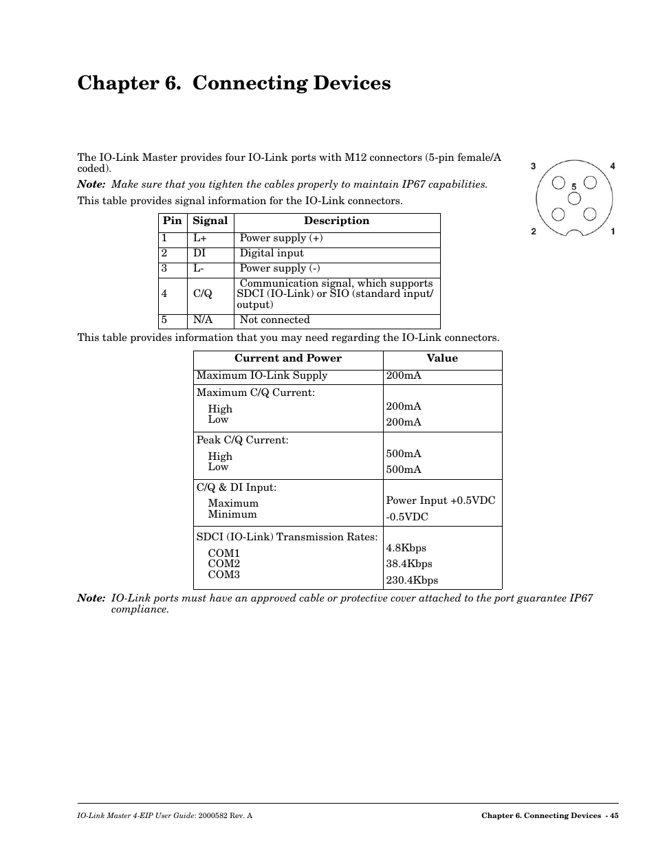 Chapter 6. connecting devices, Devices | Comtrol IOLM 4-EIP User Manual | Page 45 / 62