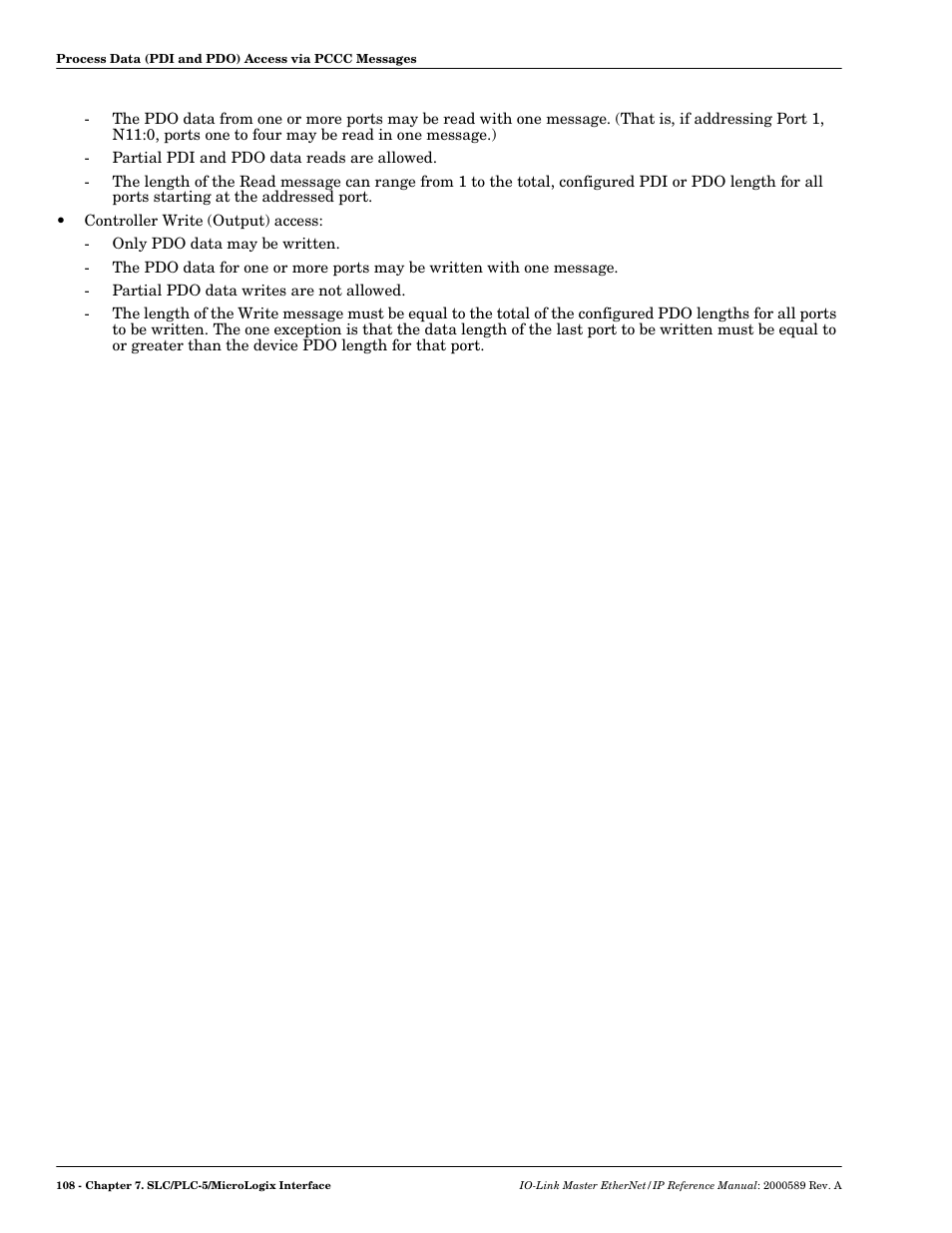 Comtrol IO-Link Master EIP-4 User Manual | Page 108 / 114