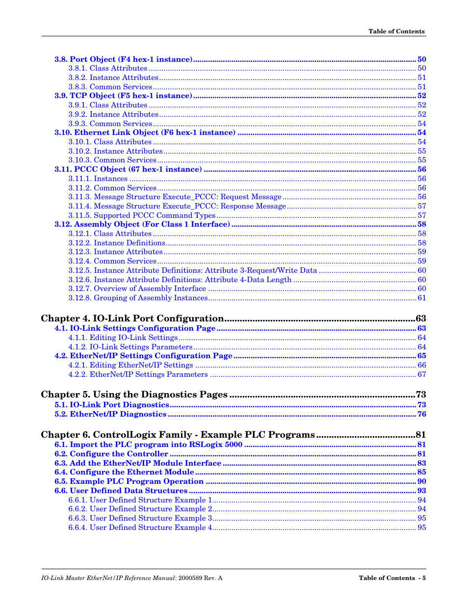 Comtrol IO-Link Master EIP-4 User Manual | Page 5 / 114