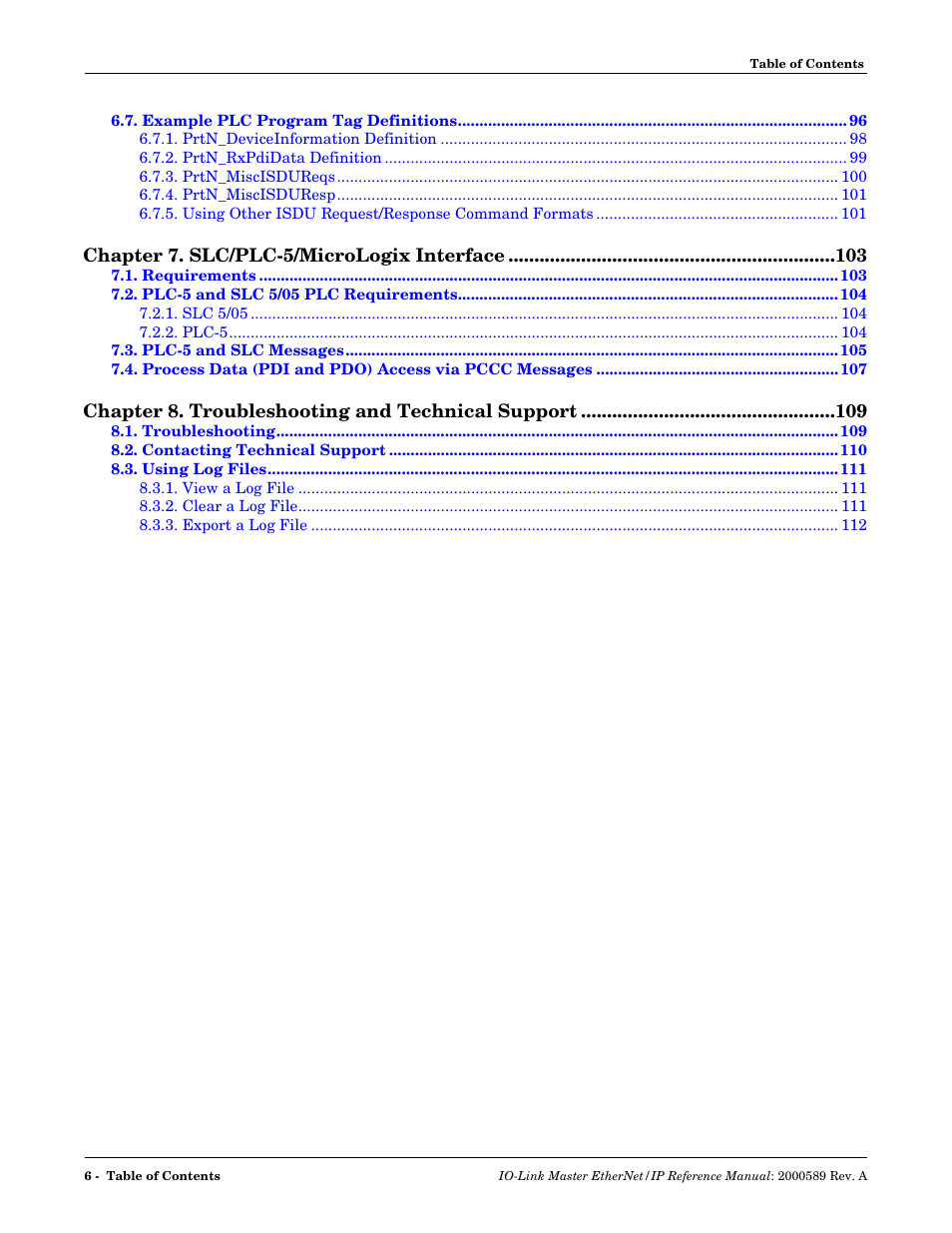 Comtrol IO-Link Master EIP-4 User Manual | Page 6 / 114