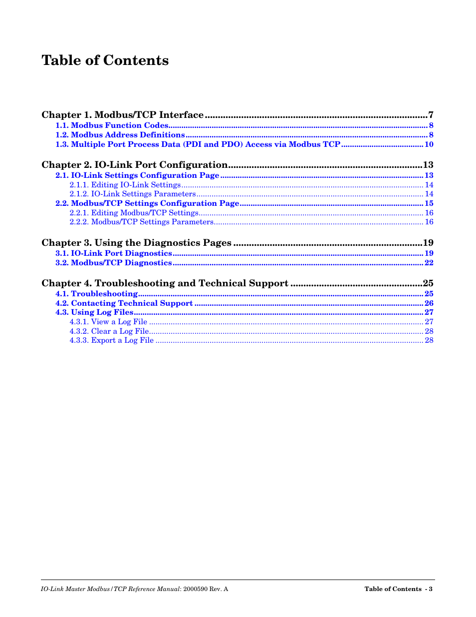 Comtrol IOLM Modbus TCP User Manual | Page 3 / 28