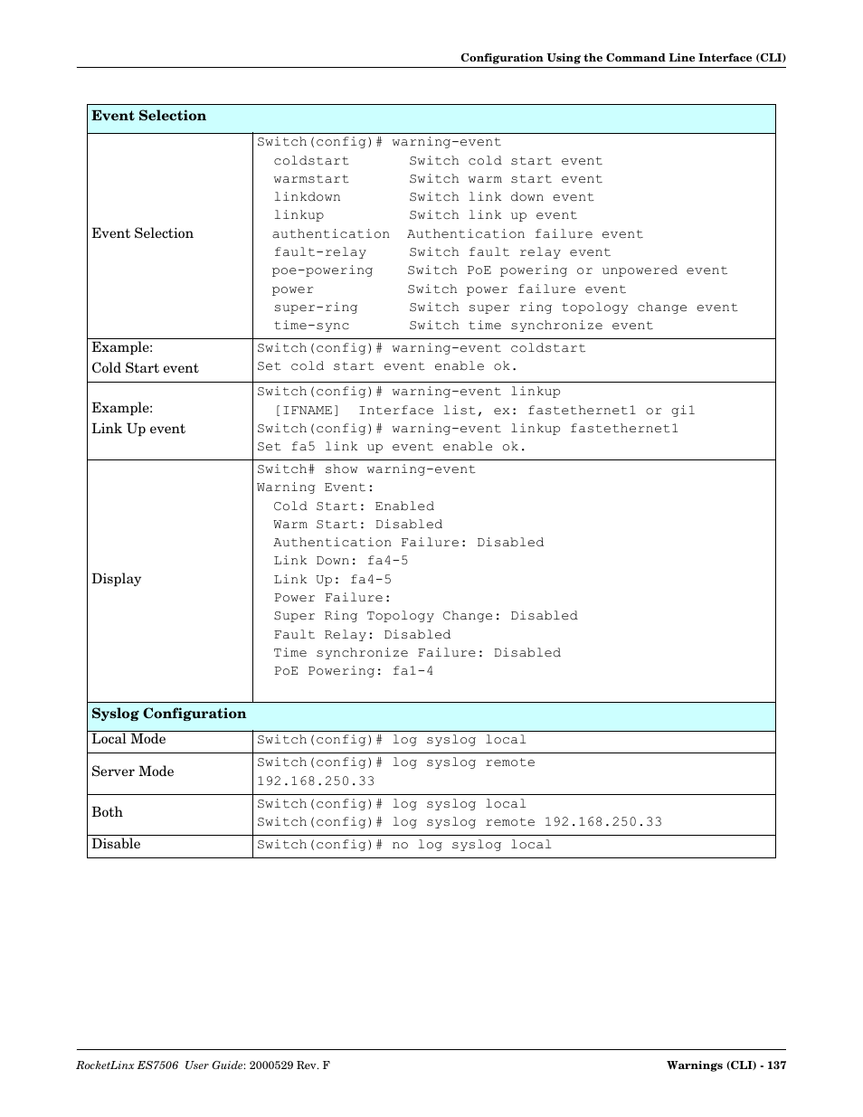 Comtrol ES7506 User Manual | Page 137 / 158
