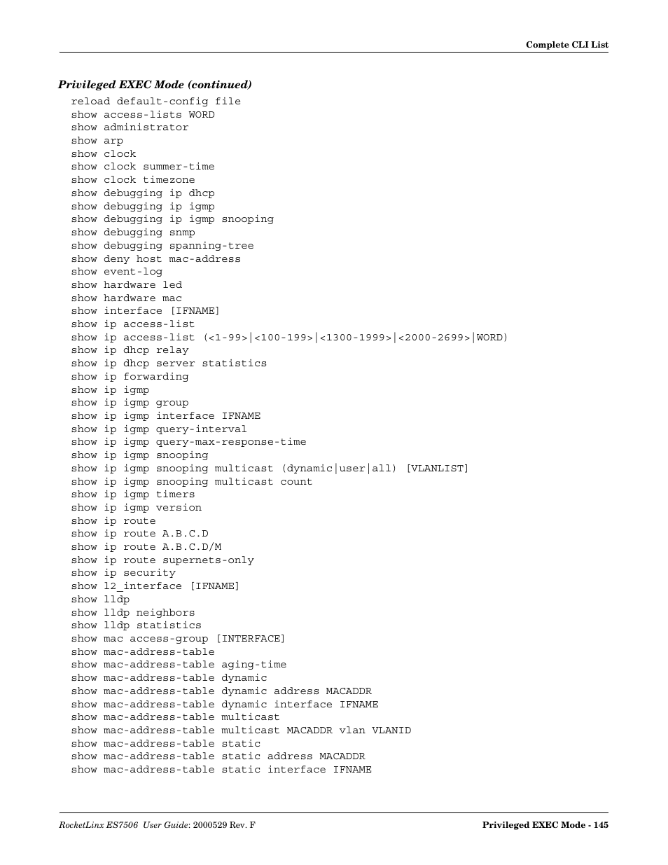 Comtrol ES7506 User Manual | Page 145 / 158