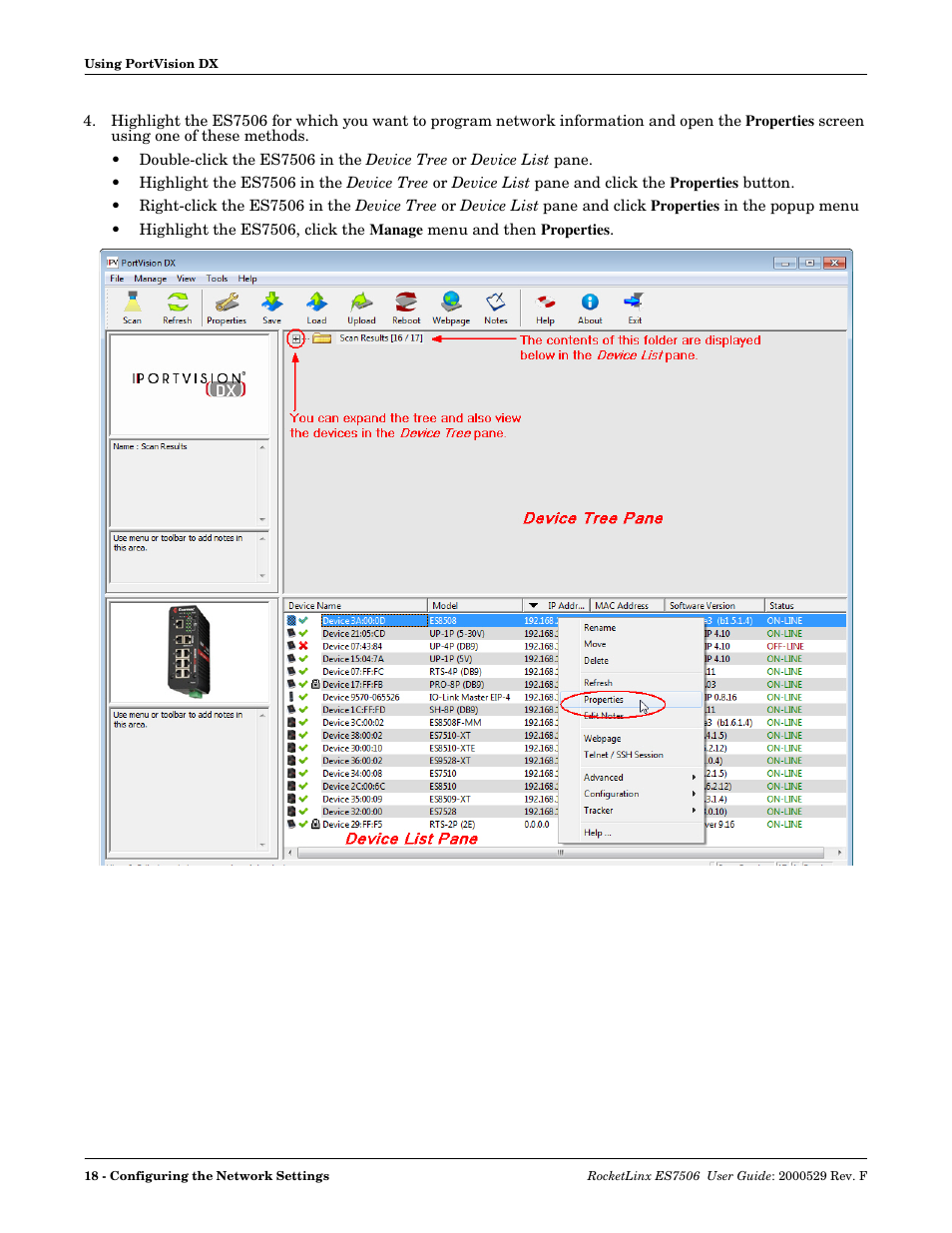 Comtrol ES7506 User Manual | Page 18 / 158