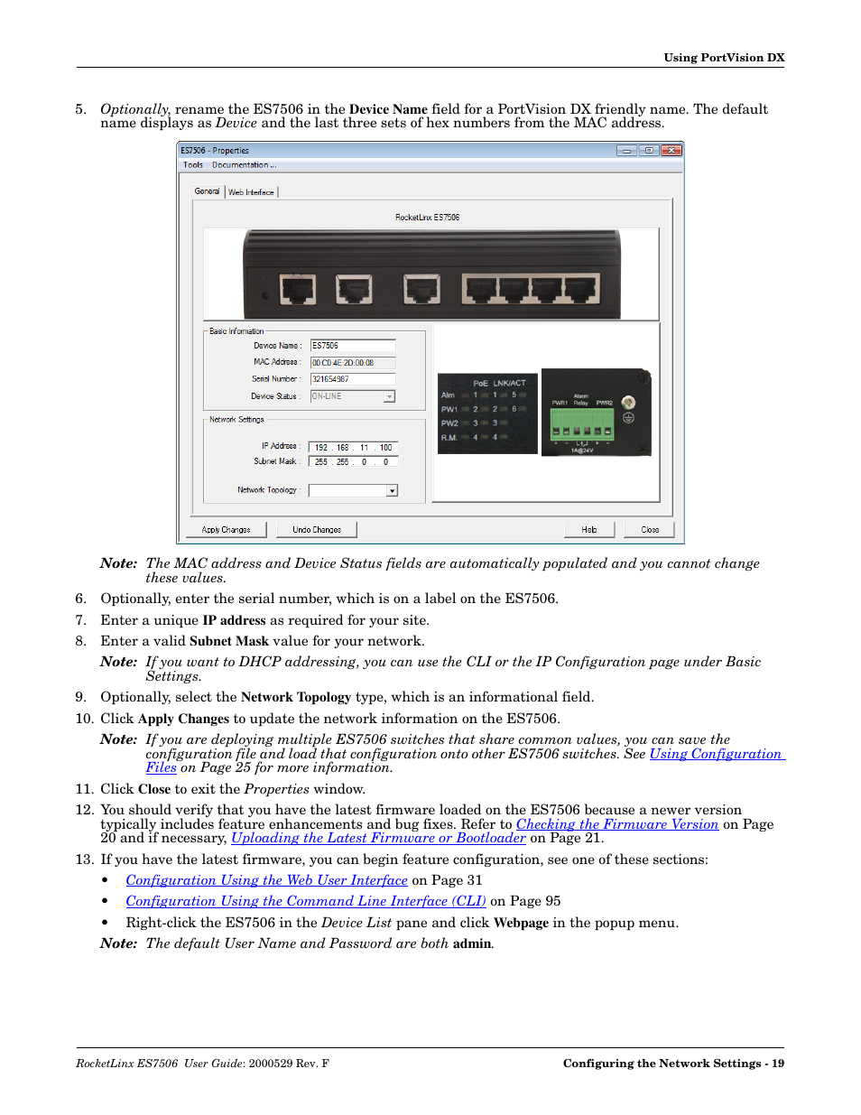 Comtrol ES7506 User Manual | Page 19 / 158