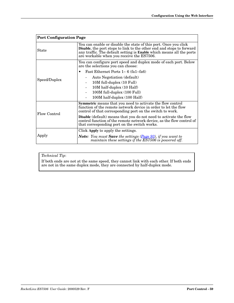 Comtrol ES7506 User Manual | Page 59 / 158