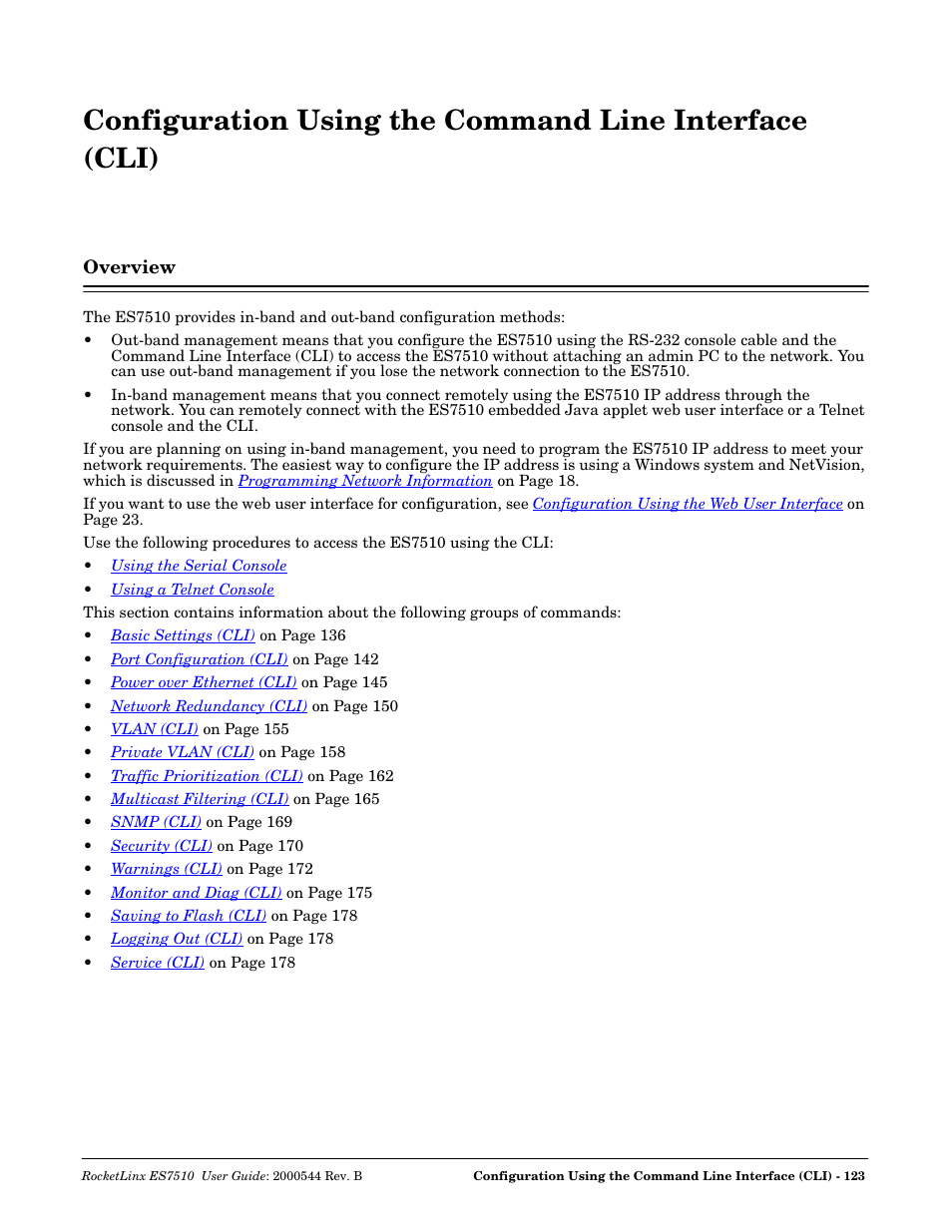 Overview, Discussed in | Comtrol ES7510 User Manual | Page 123 / 202