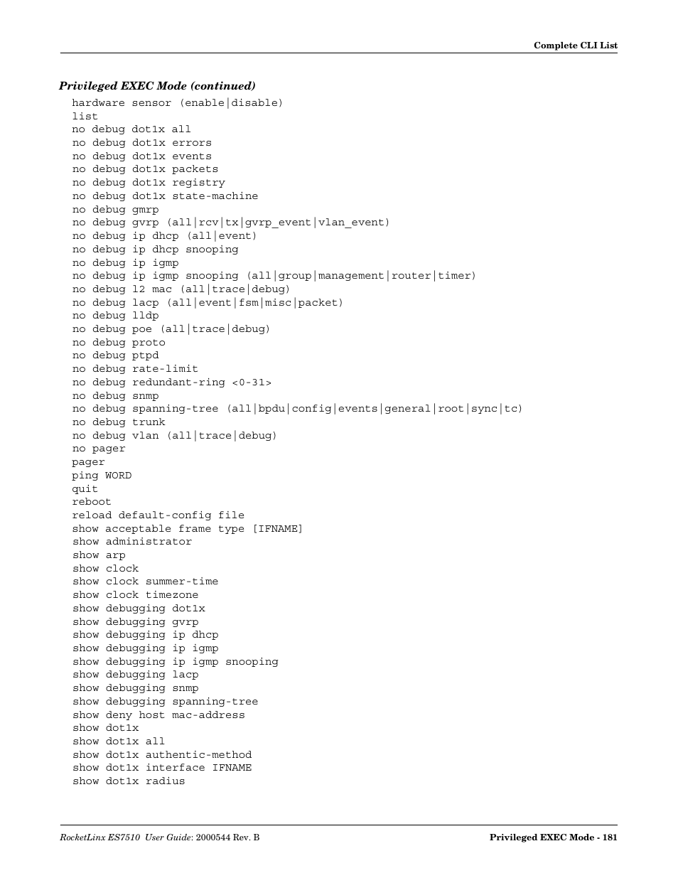 Comtrol ES7510 User Manual | Page 181 / 202