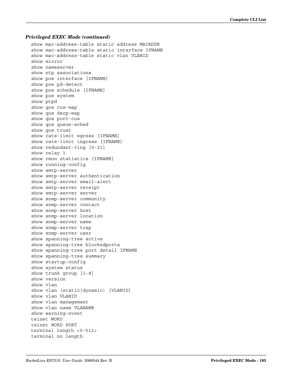 Comtrol ES7510 User Manual | Page 183 / 202