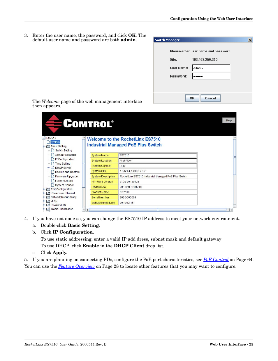 Comtrol ES7510 User Manual | Page 25 / 202