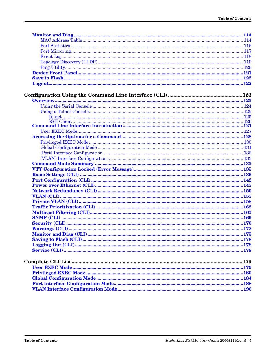 Comtrol ES7510 User Manual | Page 5 / 202