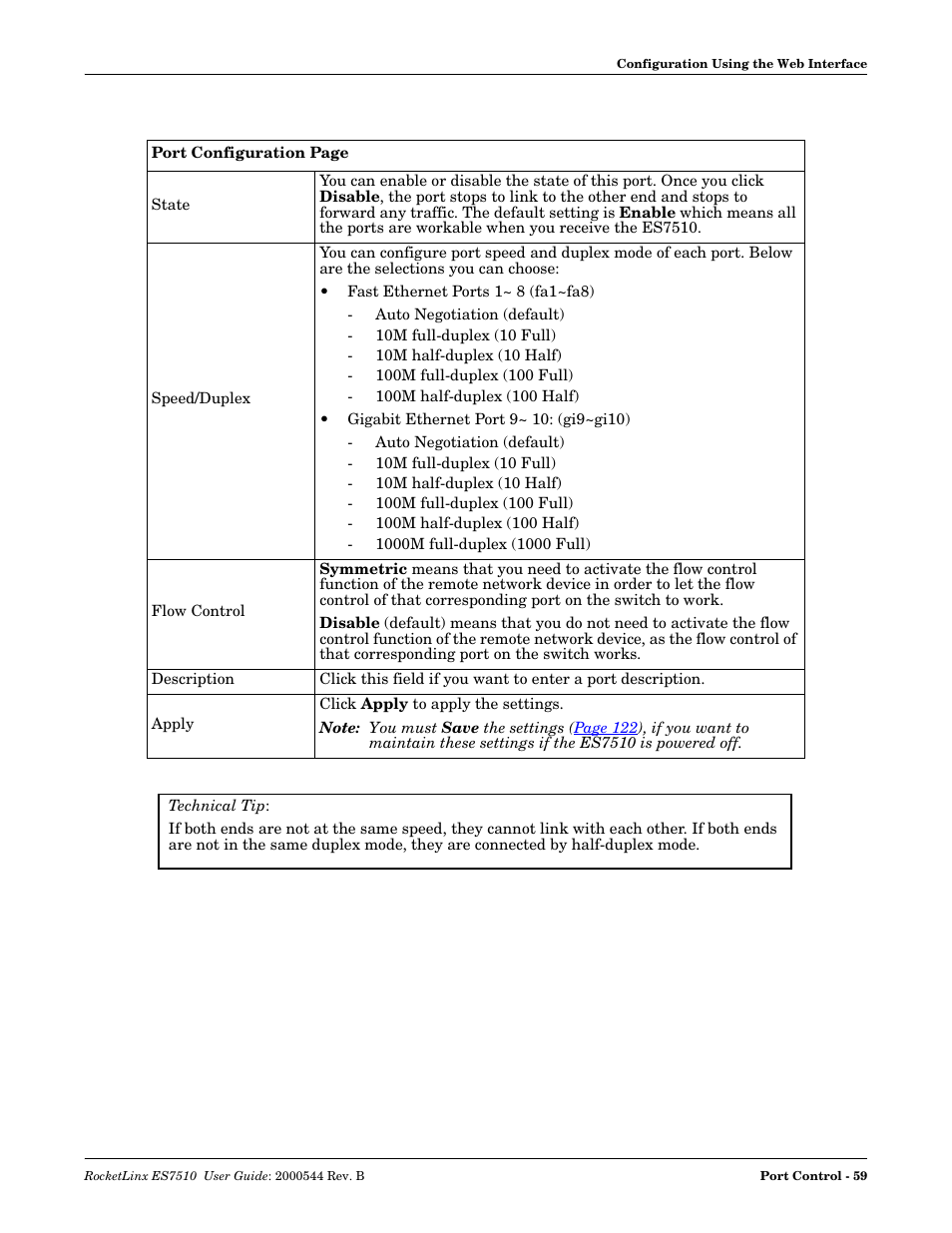 Comtrol ES7510 User Manual | Page 59 / 202