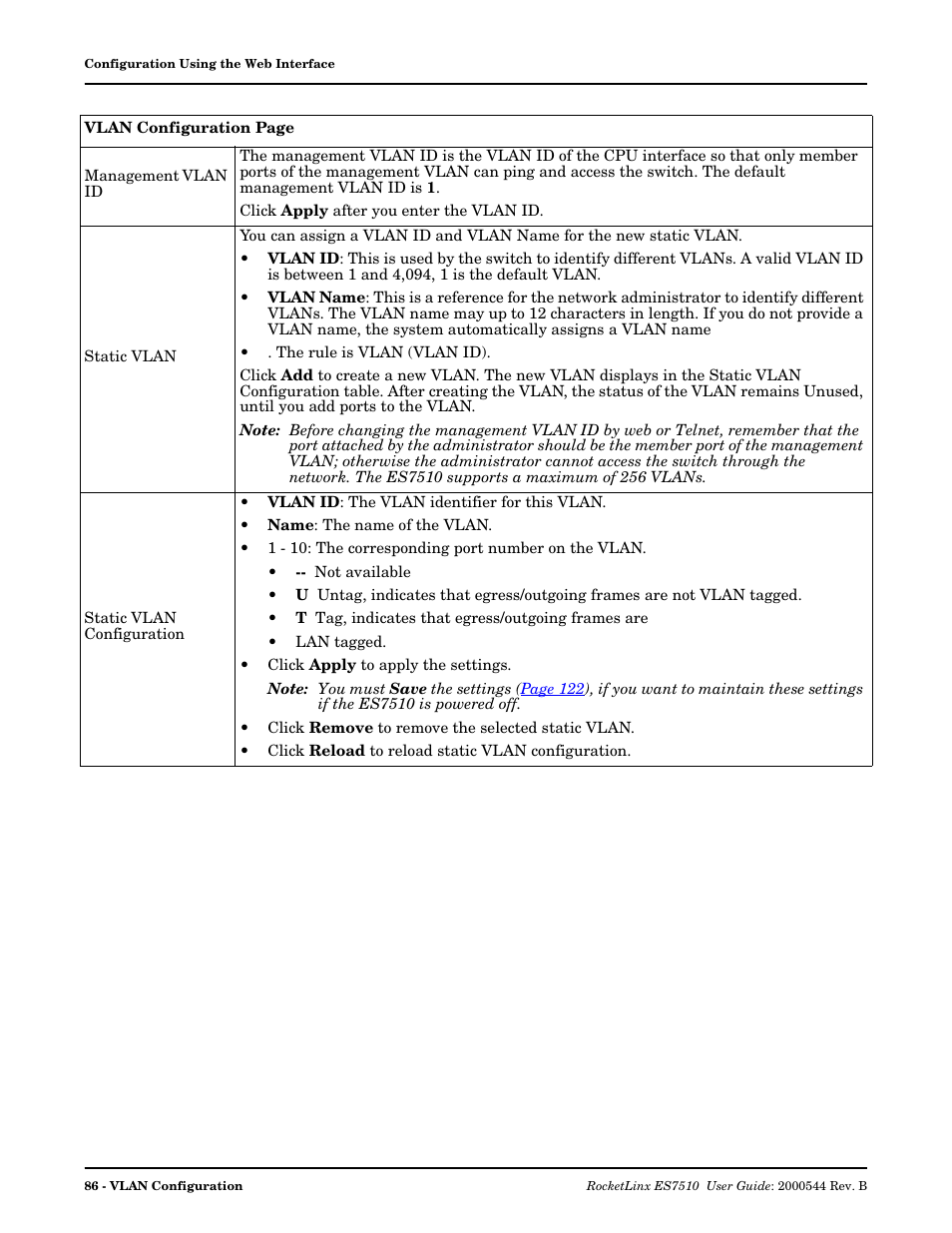 Comtrol ES7510 User Manual | Page 86 / 202