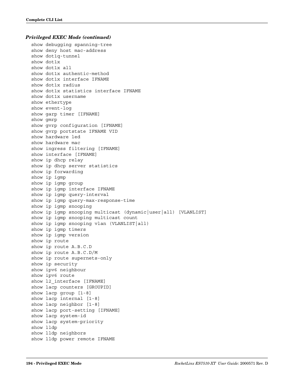 Comtrol ES7510-XT User Manual | Page 193 / 215