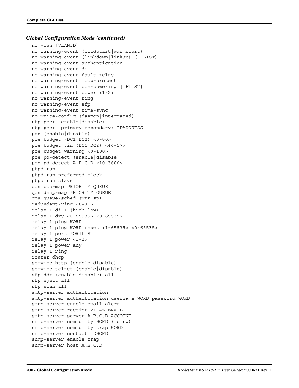 Comtrol ES7510-XT User Manual | Page 199 / 215