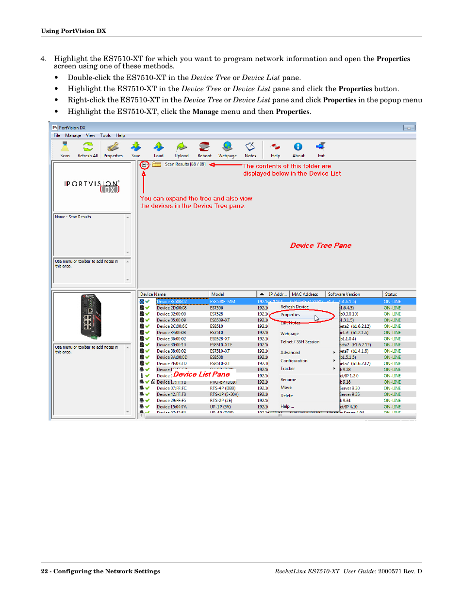 Comtrol ES7510-XT User Manual | Page 22 / 215