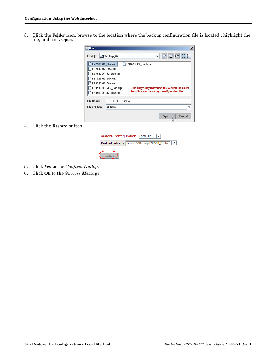 Comtrol ES7510-XT User Manual | Page 62 / 215